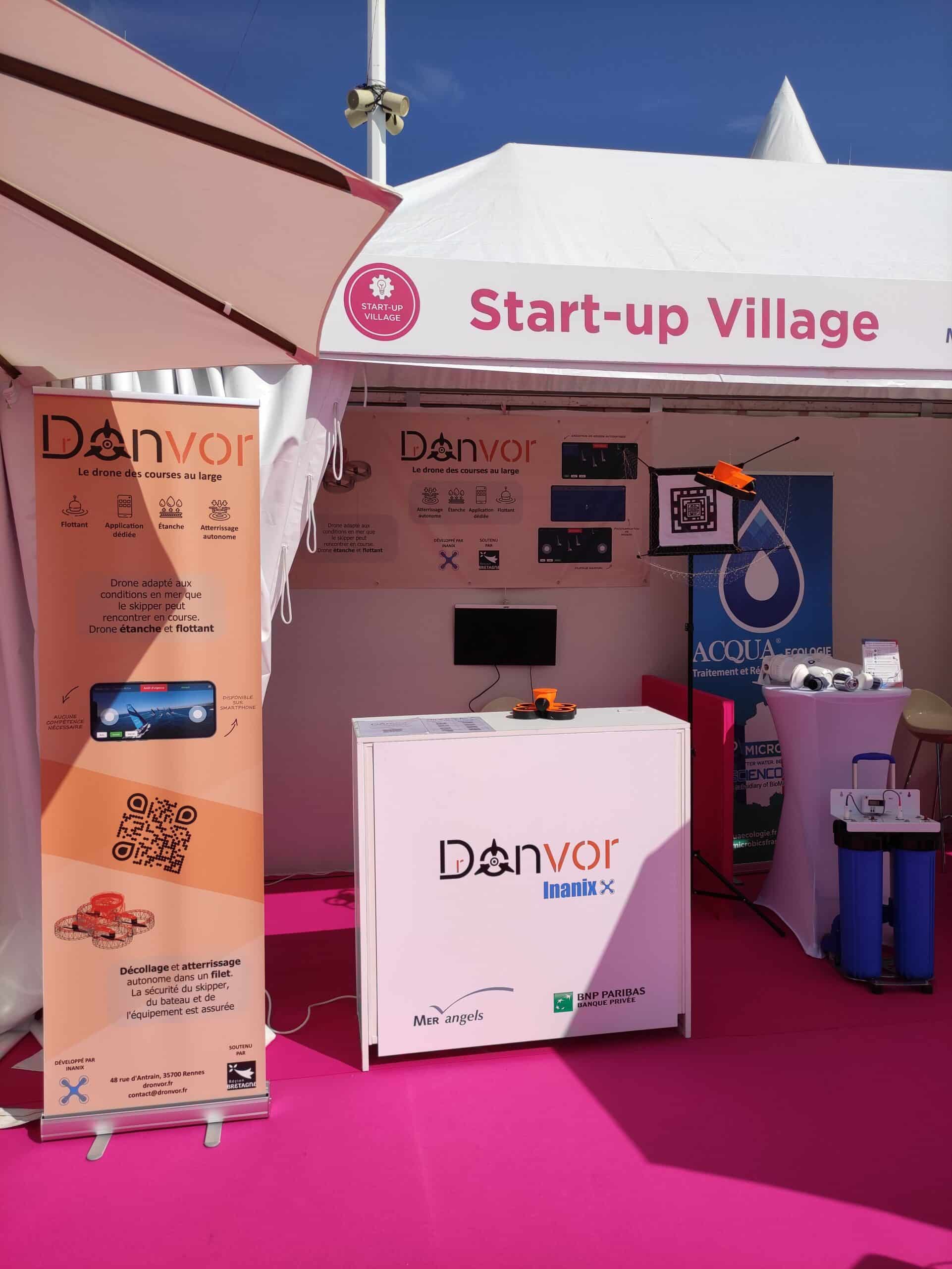 Stand au Startup Village du Cannes yachting festival