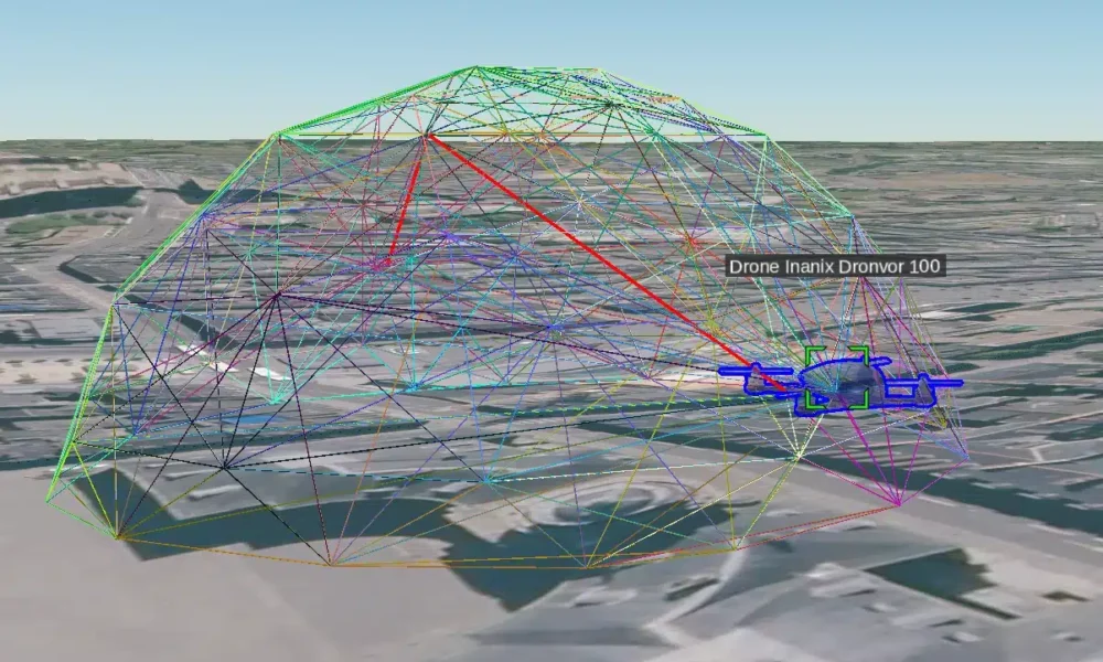 Interface 3D avec génération multi-path en temps réel d'une mission incluant l'évitement d'obstacles Interface 3D avec génération multi-path en temps réel d'une mission incluant l'évitement d'obstacles