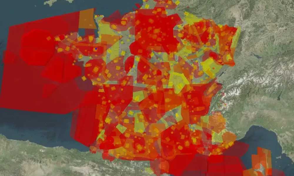 carte_restriction_zones_vol Gestion automatique des zones réglementaires de restriction de vol