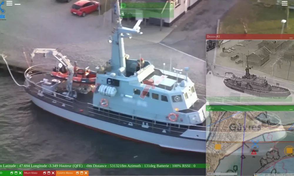 SeaTron_Inanix_C2_vue_pilote Interfaces C2 multi-drones-multi-opérateurs - vue opérateur